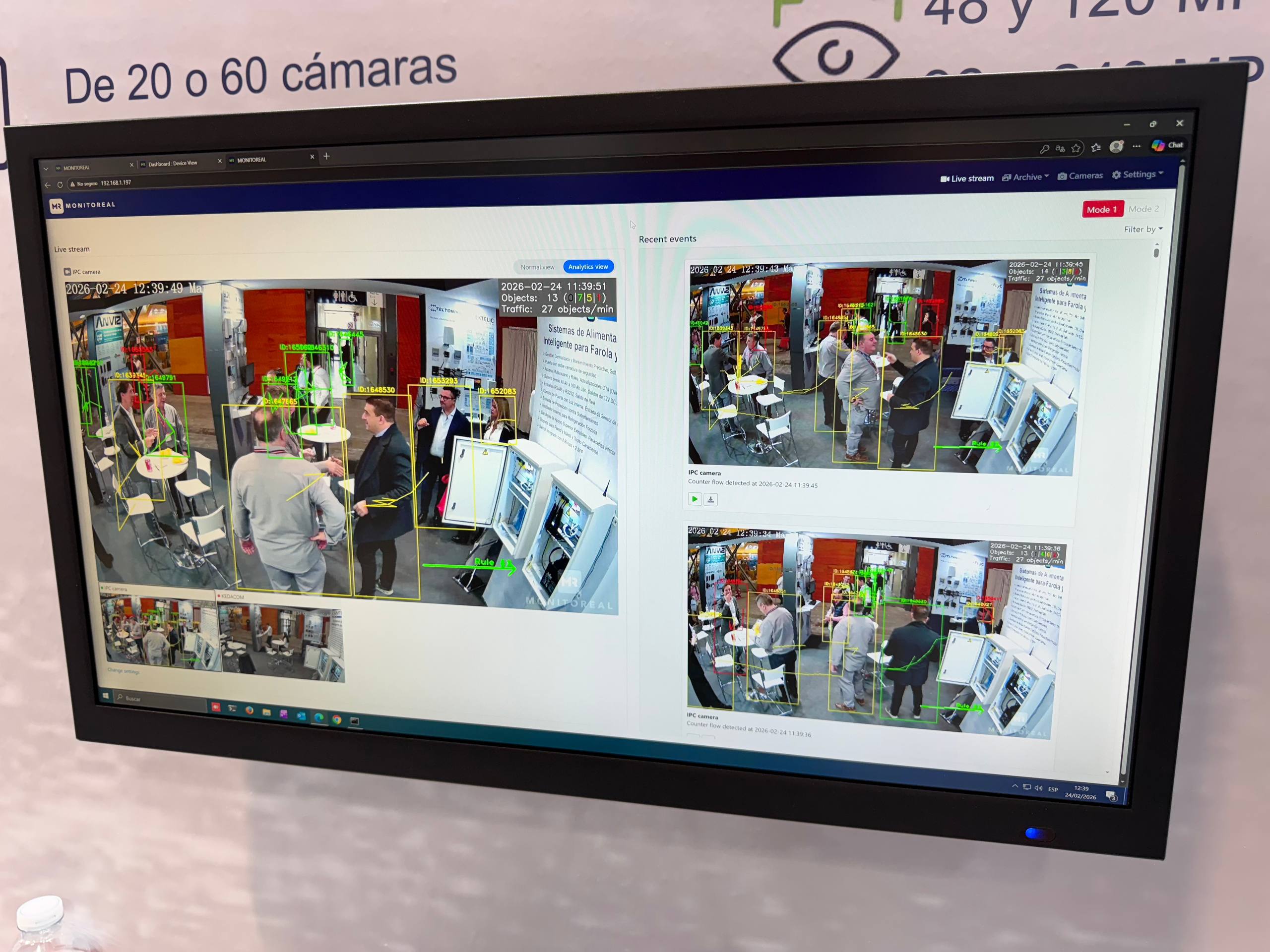Monitoreal Euroma Edge AI at Sicur